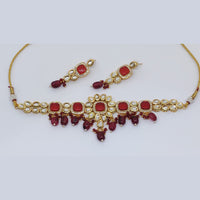 FS Collection Kundan Stone Choker Necklace Set