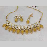 FS Collection Kundan Stone Choker Necklace Set