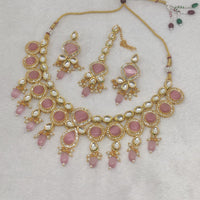 FS Collection Kundan Stone  Necklace Set