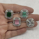 FS Collection Silver Plated Adjustable Rings