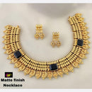 FS Collection Gold Plated Temple Necklace Set