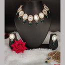 FS Collection Rose Gold Plated Austrian Stone Necklace Set