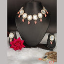 FS Collection Rose Gold Plated Austrian Stone Necklace Set