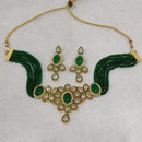 FS Collection Kundan Stone Choker Necklace Set