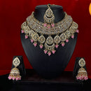 FS Collection Rose Gold Plated Necklace Set