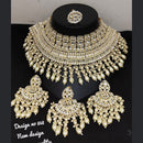 FS Collection Kundan & Beads Necklace Set
