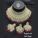 FS Collection Kundan & Beads Necklace Set