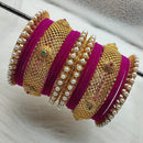 FS Collection Gold Plated Bangles Set