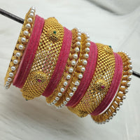 FS Collection Gold Plated Bangles Set