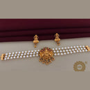 FS Collection Pearls Temple Choker Necklace Set