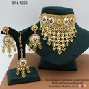 FS Collection Meenakari Choker Necklace Set