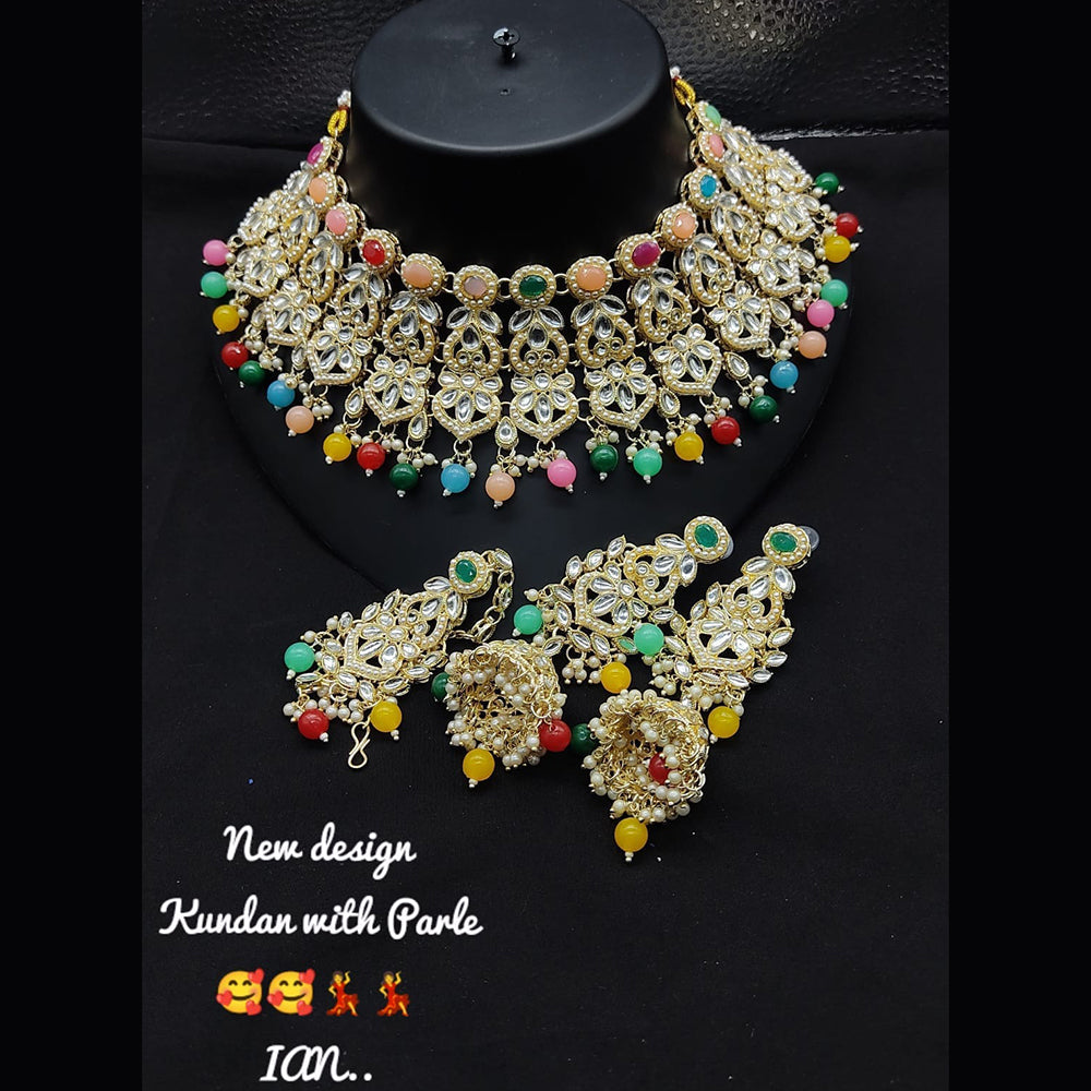 FS Collection Kundan Necklace Set
