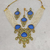 FS Collection Kundan Stone Necklace Set