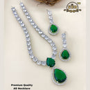 FS Collection AD Stone Necklace Set