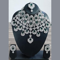 FS Collection Silver Plated Necklace Set