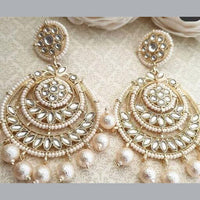 FS Collection Rose Gold Plated Dangler Earrings