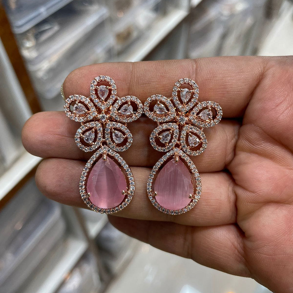 FS Collection AD Stone Earrings