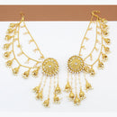 FS Collection Gold Plated Kanchain Earrings