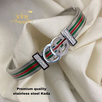 FS Collection Silver Plated Kada