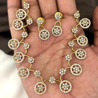 FS Collection Matte Finish AD Necklace Set