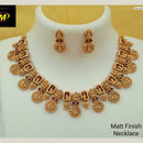 FS Collection Matte Finish Temple Necklace Set