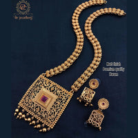 FS Collection Matte Finish Haram Necklace Set