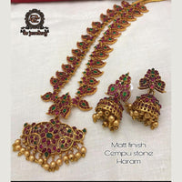 FS Collection Matte Finish Haram Necklace Set