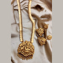FS Collection Gold Plated Temple Necklace Set