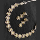 FS Collection Gold Plated AD Necklace Set