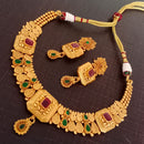 FS Collection Gold Plated Necklace Set