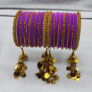 FS Collection Velvet Bangles Set