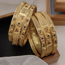 FS Collection Gold Plated Bangles Set