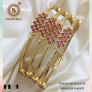 FS Collection Gold Plated Bangles Set