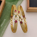 FS Collection Gold Plated Bangles Set