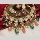 FS Collection Kundan & Beads Necklace Set