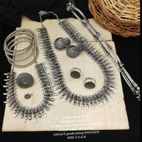 Fs Collection Oxidised Plated Combo Set