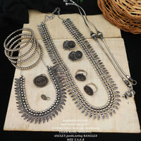 Fs Collection Oxidised Plated Combo Set
