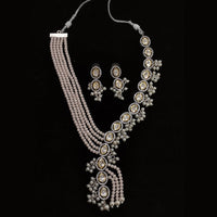 FS Collection Gold Plated Austrain Stone Necklace Set