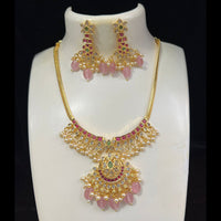 FS Collection Gold Plated Necklace Set
