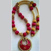 FS Collection Gold Plated Long Necklace