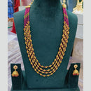 FS Collection Gold Plated Long Necklace Set