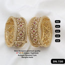FS Collection Copper Gold Plated Openable Bangles Kada