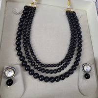 FS Collection Gold Plated Beads Necklace Set
