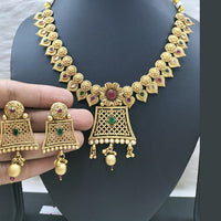 FS Collection Gold Plated Pota Necklace Set