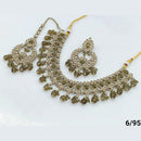 FS Collection Gold Plated Crystal Stone Necklace Set