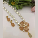 FS Collection Gold Plated Pearl Necklace Set