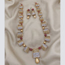 FS Collection Gold Plated Austrian Stone Necklace Set