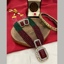 FS Collection Gold Plated Victorian Jewellery Long Necklace Set