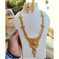 FS Collection Gold Plated Long Necklace Set