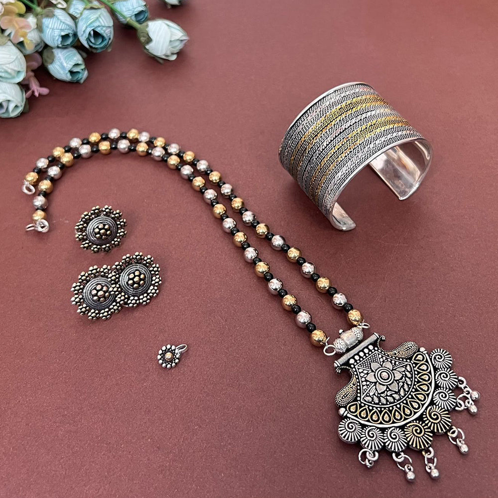 FS Collection Oxidised Plated Combo Set